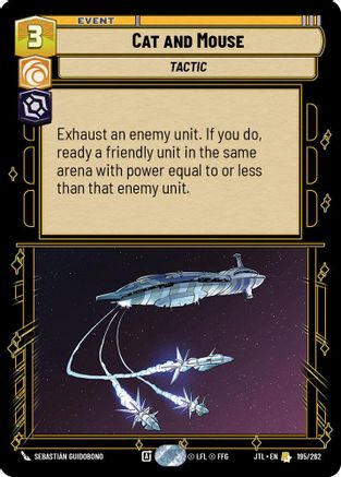 Cat and Mouse (195/262) (195/262) [Jump to Lightspeed] - Fantasy Flight Games - Card Brawlers | Quebec | Canada |