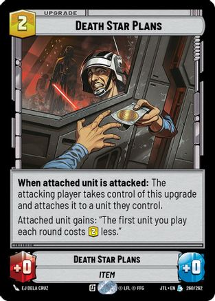 Death Star Plans (260/262) (260/262) [Jump to Lightspeed] - Fantasy Flight Games - Card Brawlers | Quebec | Canada |
