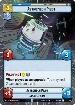 Astromech Pilot (319) (Hyperspace) (319) [Jump to Lightspeed] - Fantasy Flight Games - Card Brawlers | Quebec | Canada |