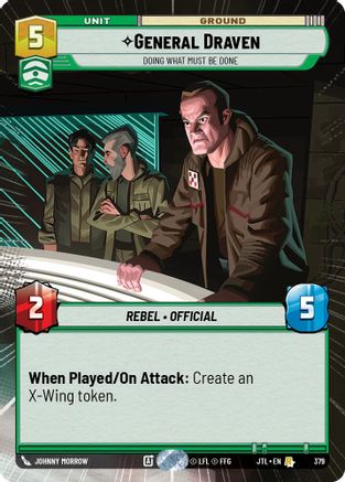 General Draven - Doing What Must Be Done (379) (Hyperspace) (379) [Jump to Lightspeed] - Fantasy Flight Games - Card Brawlers | Quebec | Canada |