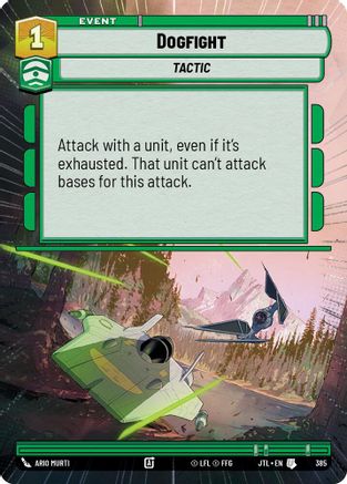Dogfight (385) (Hyperspace) (385) [Jump to Lightspeed] - Fantasy Flight Games - Card Brawlers | Quebec | Canada |