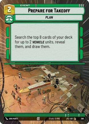Prepare for Takeoff (390) (Hyperspace) (390) [Jump to Lightspeed] - Fantasy Flight Games - Card Brawlers | Quebec | Canada |