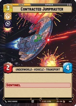 Contracted Jumpmaster (446) (Hyperspace) (446) [Jump to Lightspeed] - Fantasy Flight Games - Card Brawlers | Quebec | Canada |