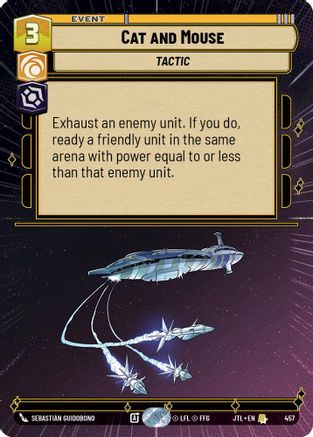 Cat and Mouse (457) (Hyperspace) (457) [Jump to Lightspeed] - Fantasy Flight Games - Card Brawlers | Quebec | Canada |