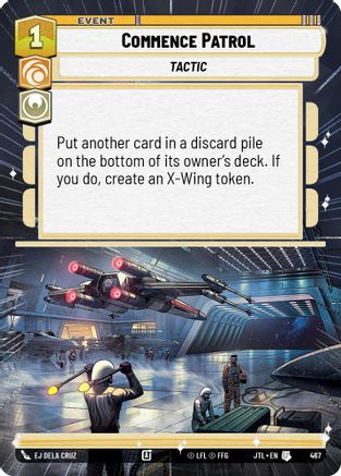 Commence Patrol (467) (Hyperspace) (467) [Jump to Lightspeed] - Fantasy Flight Games - Card Brawlers | Quebec | Canada |