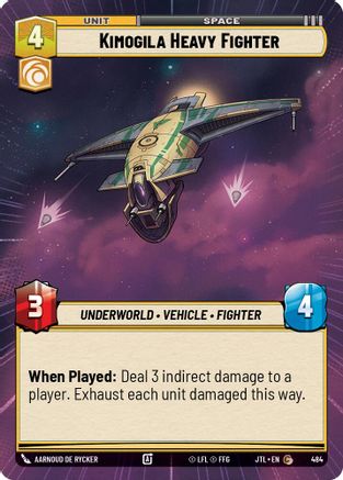 Kimogila Heavy Fighter (484) (Hyperspace) (484) [Jump to Lightspeed] - Fantasy Flight Games - Card Brawlers | Quebec | Canada |