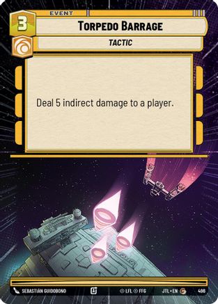 Torpedo Barrage (496) (Hyperspace) (496) [Jump to Lightspeed] - Fantasy Flight Games - Card Brawlers | Quebec | Canada |