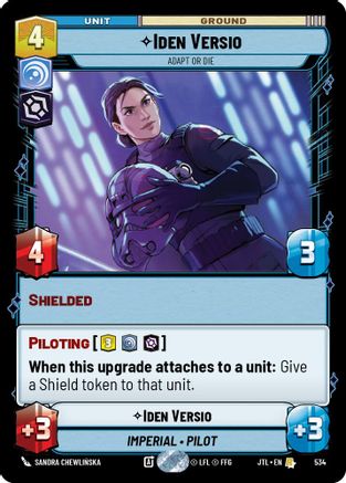 Iden Versio - Adapt or Die (534) (534) [Jump to Lightspeed] - Fantasy Flight Games - Card Brawlers | Quebec | Canada |