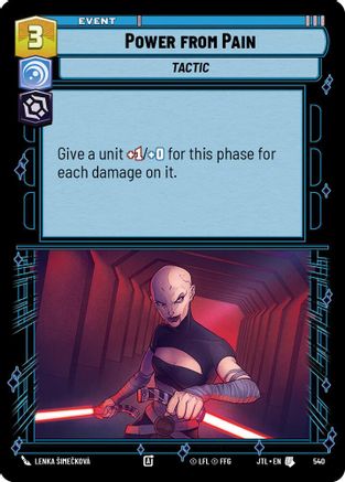 Power from Pain (540) (540) [Jump to Lightspeed] - Fantasy Flight Games - Card Brawlers | Quebec | Canada |