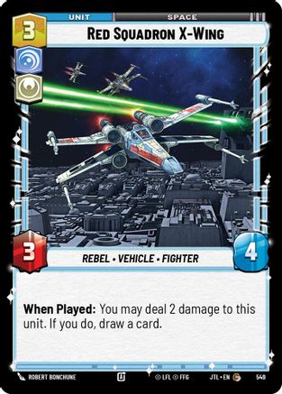 Red Squadron X-Wing (549) (549) [Jump to Lightspeed] - Fantasy Flight Games - Card Brawlers | Quebec | Canada |