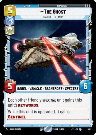 The Ghost - Heart of the Family (551) (551) [Jump to Lightspeed] - Fantasy Flight Games - Card Brawlers | Quebec | Canada |