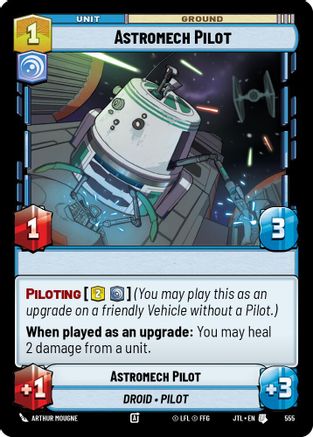 Astromech Pilot (555) (555) [Jump to Lightspeed] - Fantasy Flight Games - Card Brawlers | Quebec | Canada |