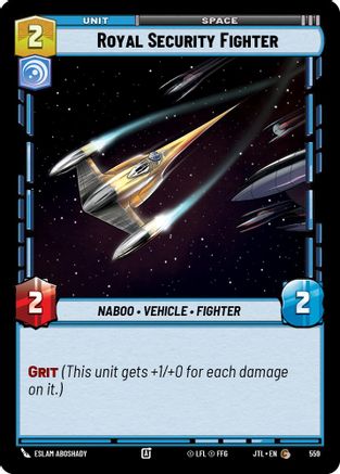 Royal Security Fighter (559) (559) [Jump to Lightspeed] - Fantasy Flight Games - Card Brawlers | Quebec | Canada |