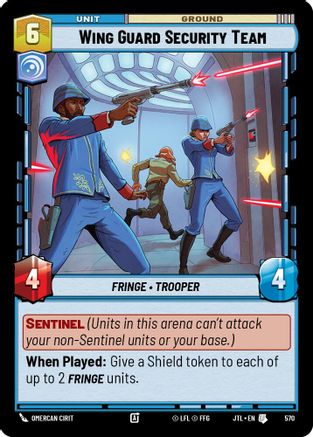 Wing Guard Security Team (570) (570) [Jump to Lightspeed] - Fantasy Flight Games - Card Brawlers | Quebec | Canada |