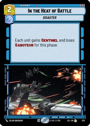 In the Heat of Battle (575) (575) [Jump to Lightspeed] - Fantasy Flight Games - Card Brawlers | Quebec | Canada |