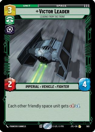 Victor Leader - Leading from the Front (583) (583) [Jump to Lightspeed] - Fantasy Flight Games - Card Brawlers | Quebec | Canada |