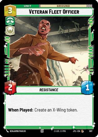 Veteran Fleet Officer (597) (597) [Jump to Lightspeed] - Fantasy Flight Games - Card Brawlers | Quebec | Canada |
