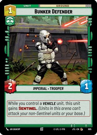 Bunker Defender (605) (605) [Jump to Lightspeed] - Fantasy Flight Games - Card Brawlers | Quebec | Canada |