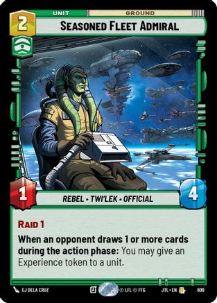 Seasoned Fleet Admiral (609) (609) [Jump to Lightspeed] - Fantasy Flight Games - Card Brawlers | Quebec | Canada |