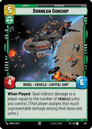 Dornean Gunship (614) (614) [Jump to Lightspeed] - Fantasy Flight Games - Card Brawlers | Quebec | Canada |