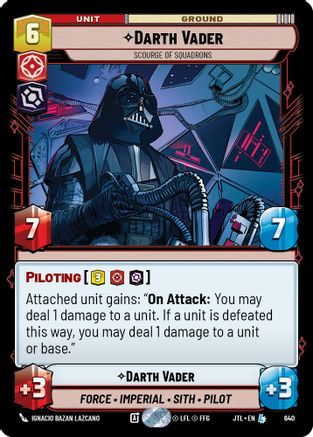 Darth Vader - Scourge of Squadrons (640) (640) [Jump to Lightspeed] - Fantasy Flight Games - Card Brawlers | Quebec | Canada |