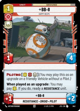BB-8 - Happy Beeps (643) (643) [Jump to Lightspeed] - Fantasy Flight Games - Card Brawlers | Quebec | Canada |