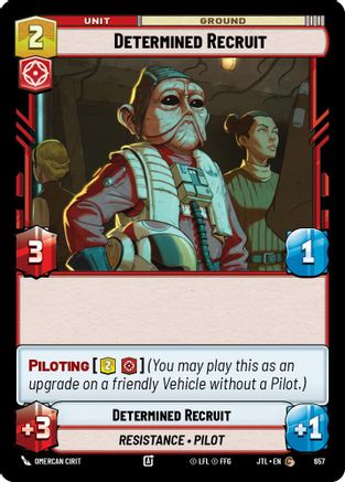 Determined Recruit (657) (657) [Jump to Lightspeed] - Fantasy Flight Games - Card Brawlers | Quebec | Canada |