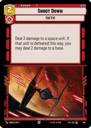 Shoot Down (674) (674) [Jump to Lightspeed] - Fantasy Flight Games - Card Brawlers | Quebec | Canada |