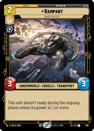 Rampart - Enjoy the Exit (680) (680) [Jump to Lightspeed] - Fantasy Flight Games - Card Brawlers | Quebec | Canada |