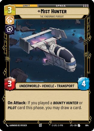 Mist Hunter - The Findsman's Pursuit (684) (684) [Jump to Lightspeed] - Fantasy Flight Games - Card Brawlers | Quebec | Canada |