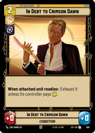 In Debt to Crimson Dawn (690) (690) [Jump to Lightspeed] - Fantasy Flight Games - Card Brawlers | Quebec | Canada |