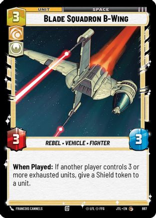 Blade Squadron B-Wing (697) (697) [Jump to Lightspeed] - Fantasy Flight Games - Card Brawlers | Quebec | Canada |