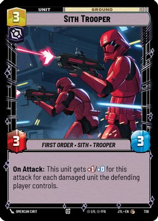 Sith Trooper (736) (736) [Jump to Lightspeed] - Fantasy Flight Games - Card Brawlers | Quebec | Canada |