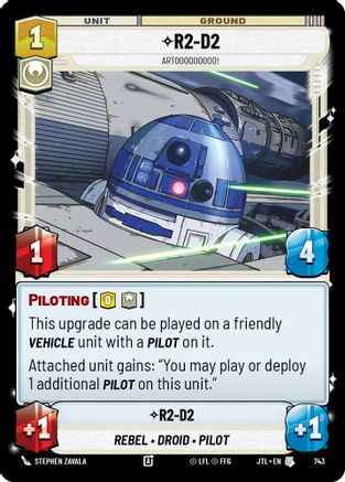 R2-D2 - Artooooooooo! (743) (743) [Jump to Lightspeed] - Fantasy Flight Games - Card Brawlers | Quebec | Canada |