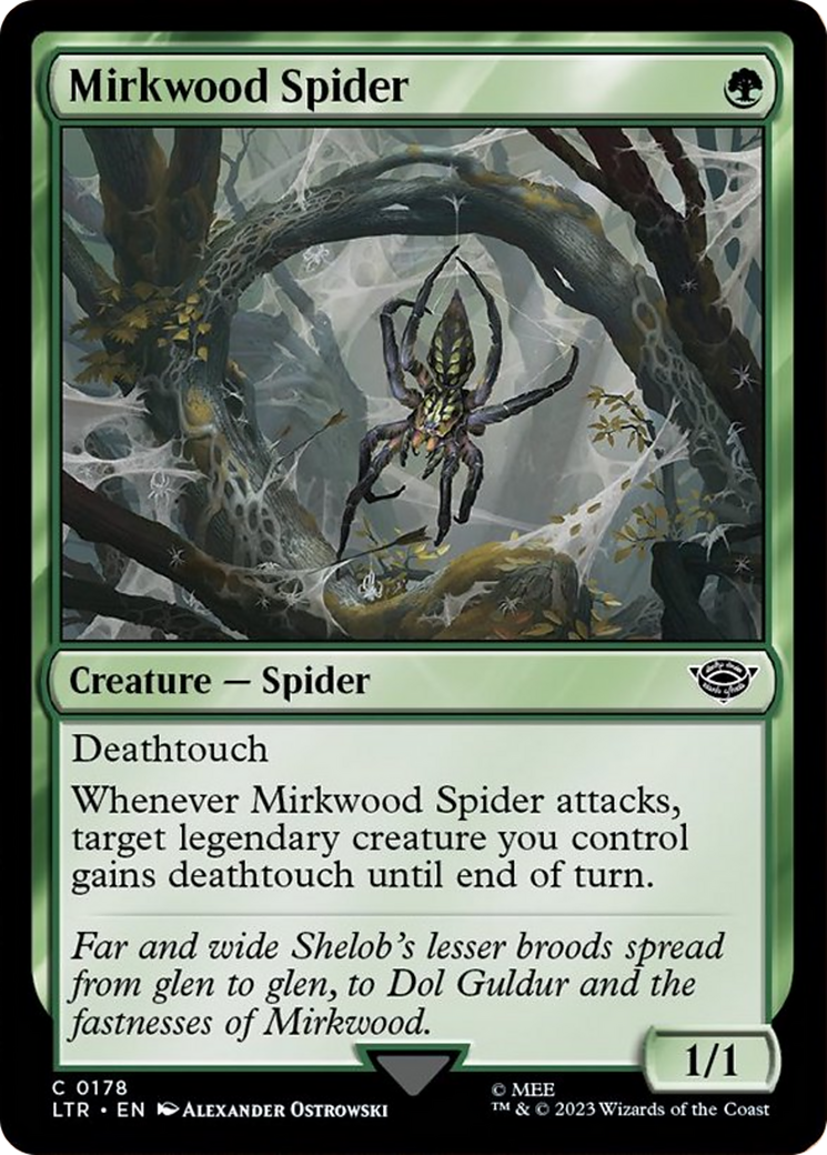 Mirkwood Spider [The Lord of the Rings: Tales of Middle-Earth] - Magic: The Gathering - Card Brawlers | Quebec | Canada |
