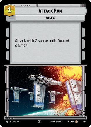 Attack Run (759) (759) [Jump to Lightspeed] - Fantasy Flight Games - Card Brawlers | Quebec | Canada |