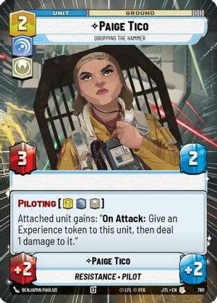 Paige Tico - Dropping the Hammer (780) (Hyperspace Foil) (780) [Jump to Lightspeed] 