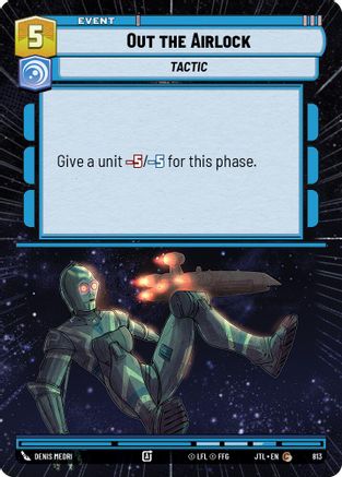 Out the Airlock (813) (Hyperspace Foil) (813) [Jump to Lightspeed]