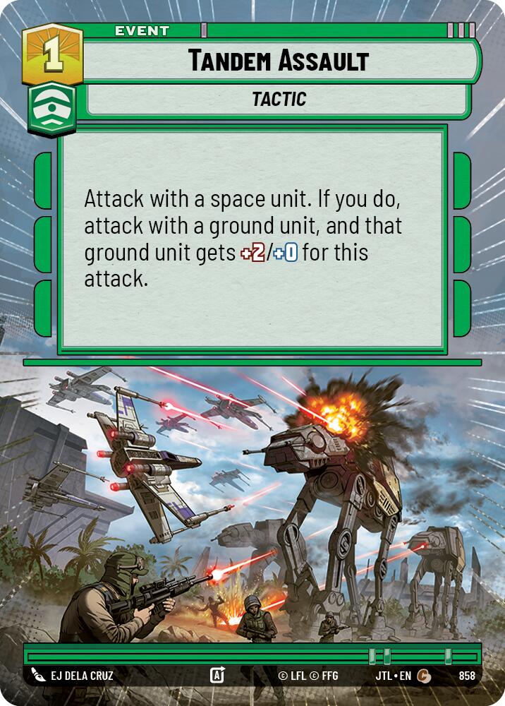 Tandem Assault (858) (Hyperspace Foil) (858) [Jump to Lightspeed] - Fantasy Flight Games - Card Brawlers | Quebec | Canada |