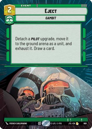 Eject (860) (Hyperspace Foil) (860) [Jump to Lightspeed] - Fantasy Flight Games - Card Brawlers | Quebec | Canada |
