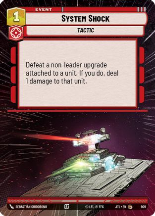 System Shock (909) (Hyperspace Foil) (909) [Jump to Lightspeed] - Fantasy Flight Games - Card Brawlers | Quebec | Canada |