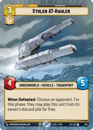 AT-Hauler volé (955) (Hyperspace Foil) (955) [Saut à la vitesse de la lumière] 