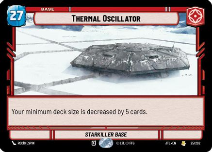 Thermal Oscillator (025/262) (025/262) [Jump to Lightspeed] - Fantasy Flight Games - Card Brawlers | Quebec | Canada |