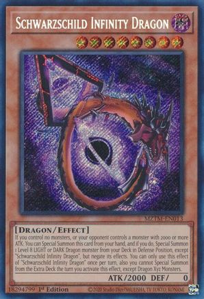 Schwarzschild Infinity Dragon [MZTM-EN013] Secret Rare - Yu-Gi-Oh! - Card Brawlers | Quebec | Canada |