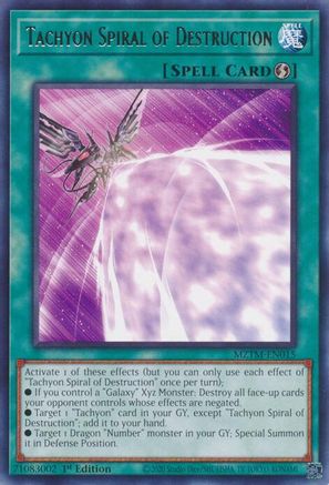 Tachyon Spiral of Destruction [MZTM-EN015] Rare - Yu-Gi-Oh! - Card Brawlers | Quebec | Canada |