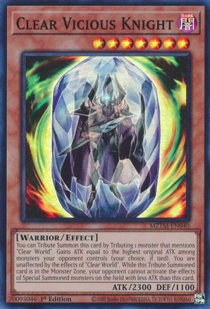 Clear Vicious Knight [MZTM-EN040] Super Rare - Yu-Gi-Oh! - Card Brawlers | Quebec | Canada |