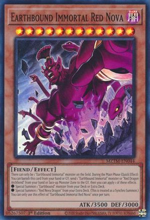 Earthbound Immortal Red Nova [MZTM-EN044] Super Rare - Yu-Gi-Oh! - Card Brawlers | Quebec | Canada |