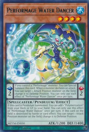 Performage Water Dancer [MZTM-EN050] Rare - Yu-Gi-Oh! - Card Brawlers | Quebec | Canada |