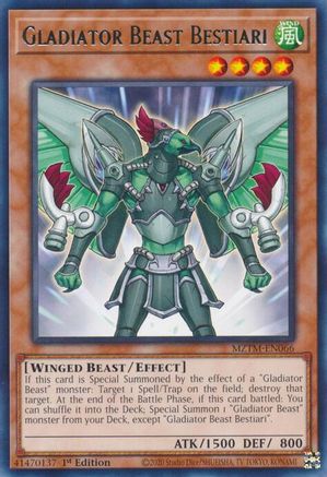 Gladiator Beast Bestiari [MZTM-EN066] Rare - Yu-Gi-Oh! - Card Brawlers | Quebec | Canada |