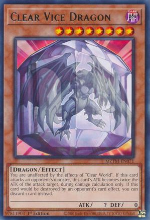 Clear Vice Dragon [MZTM-EN071] Rare - Yu-Gi-Oh! - Card Brawlers | Quebec | Canada |